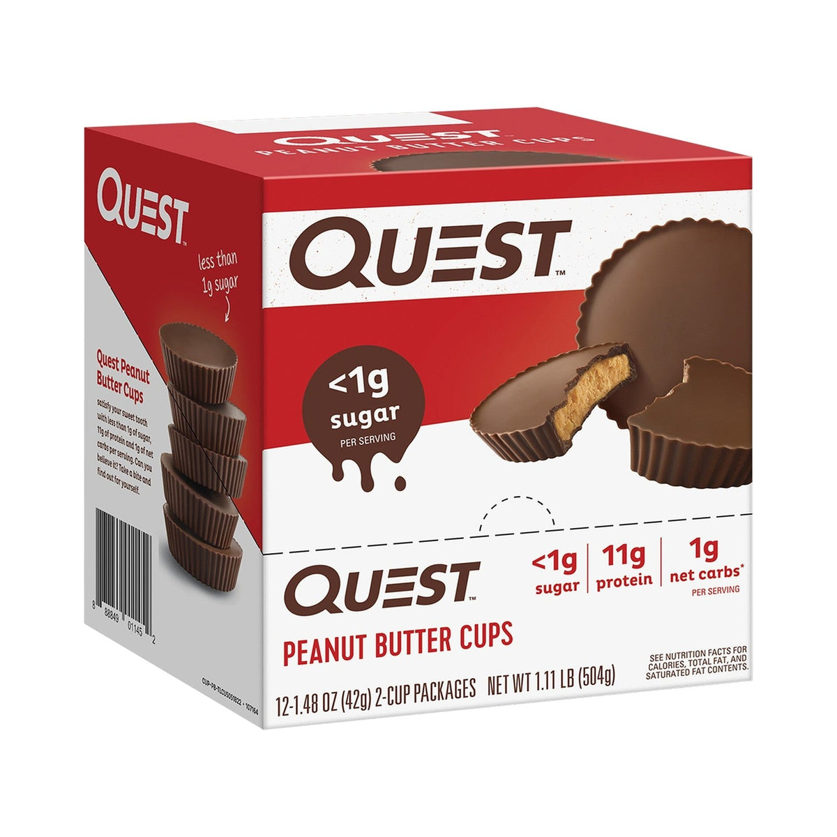 Quest Tazas De Chocolate Con Crema De Cacahuate Y Proteína