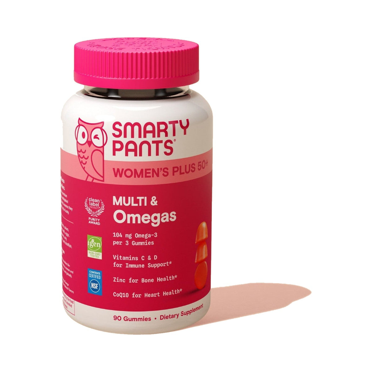 SmartyPants Multivitamínico Mujer 50+ Plus Con Omegas Gomitas