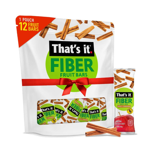 That's it. Barras De Fruta Con Fibra Manzana Y Canela 12 Piezas
