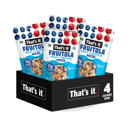 That's it. Fruitola Granola De Fruta Mora Azul Tamaño Snack 4 Bolsitas