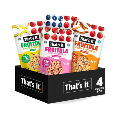 That's it. Fruitola Granola De Fruta Surtida Tamaño Snack 4 Bolsitas