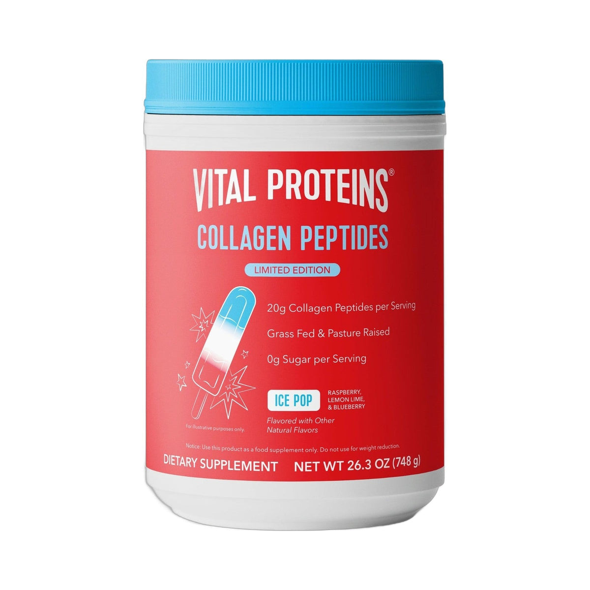 Vital Proteins Péptidos De Colágeno Ice Pop Edición Limitada