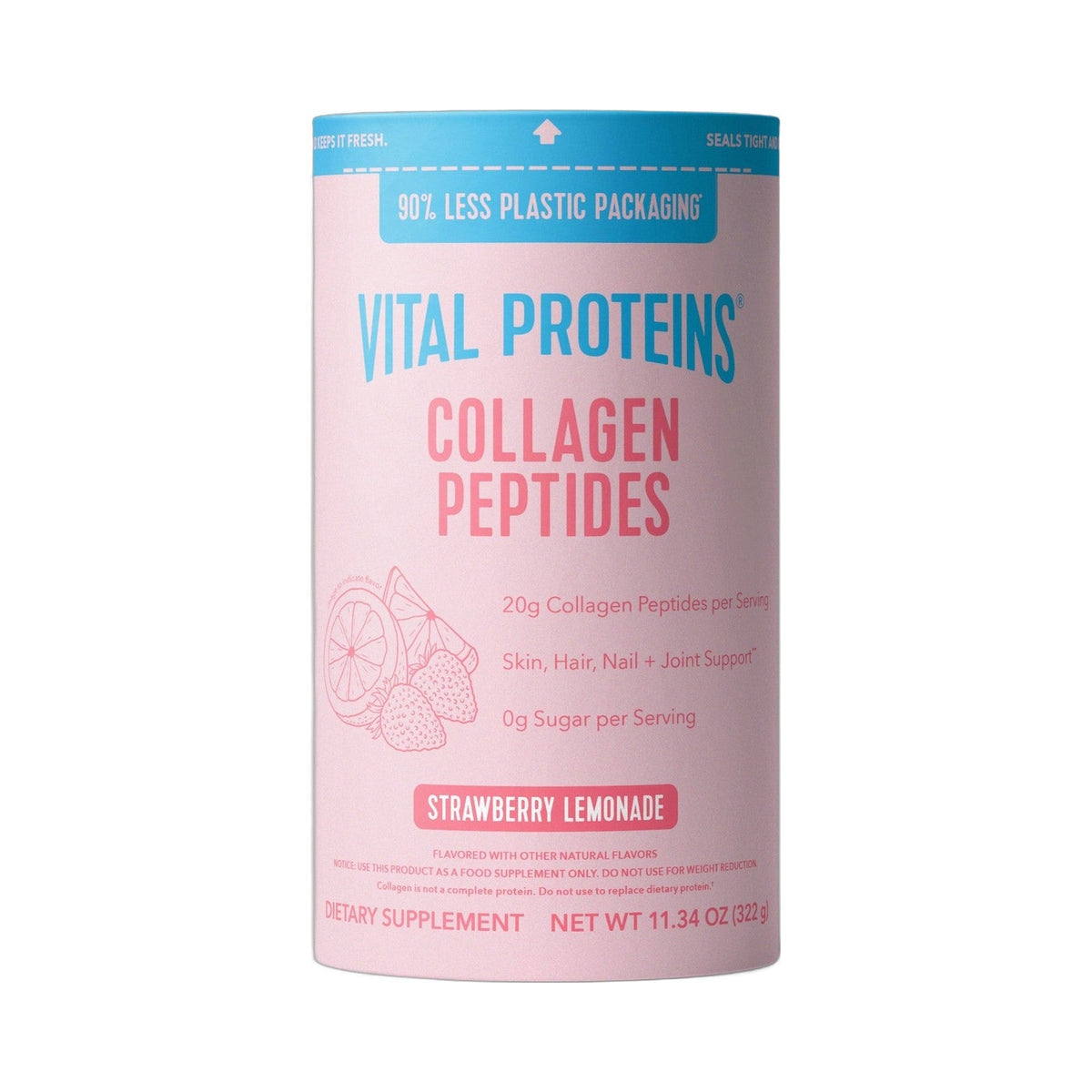 Vital Proteins Péptidos De Colágeno Limonada De Fresa