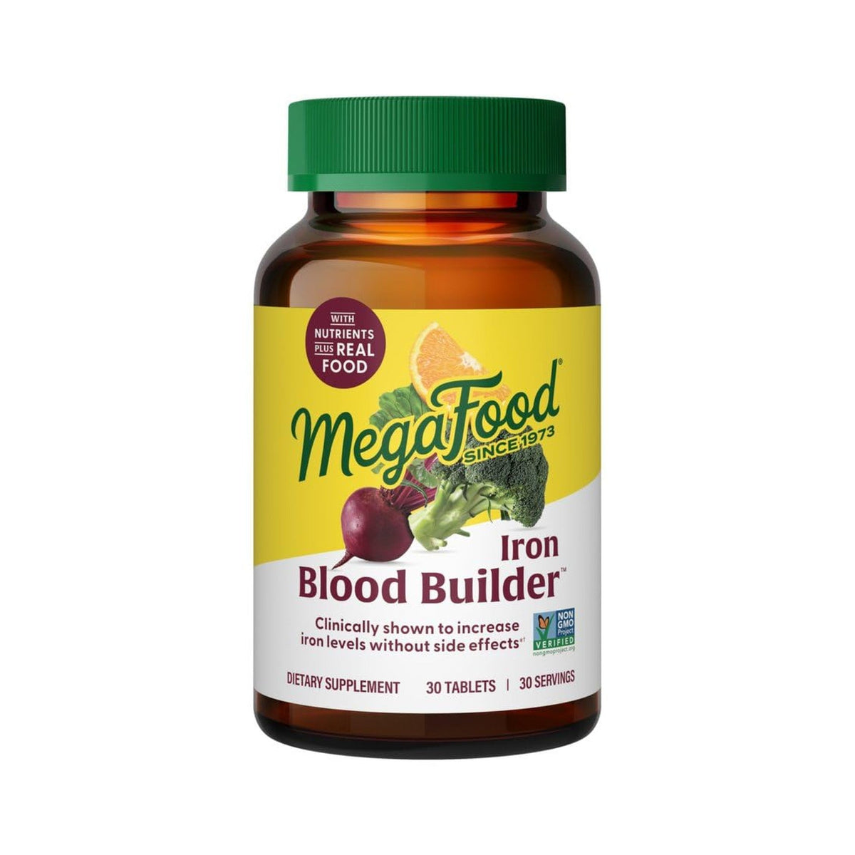 MegaFood Blood Builder Hierro 30 Tabletas