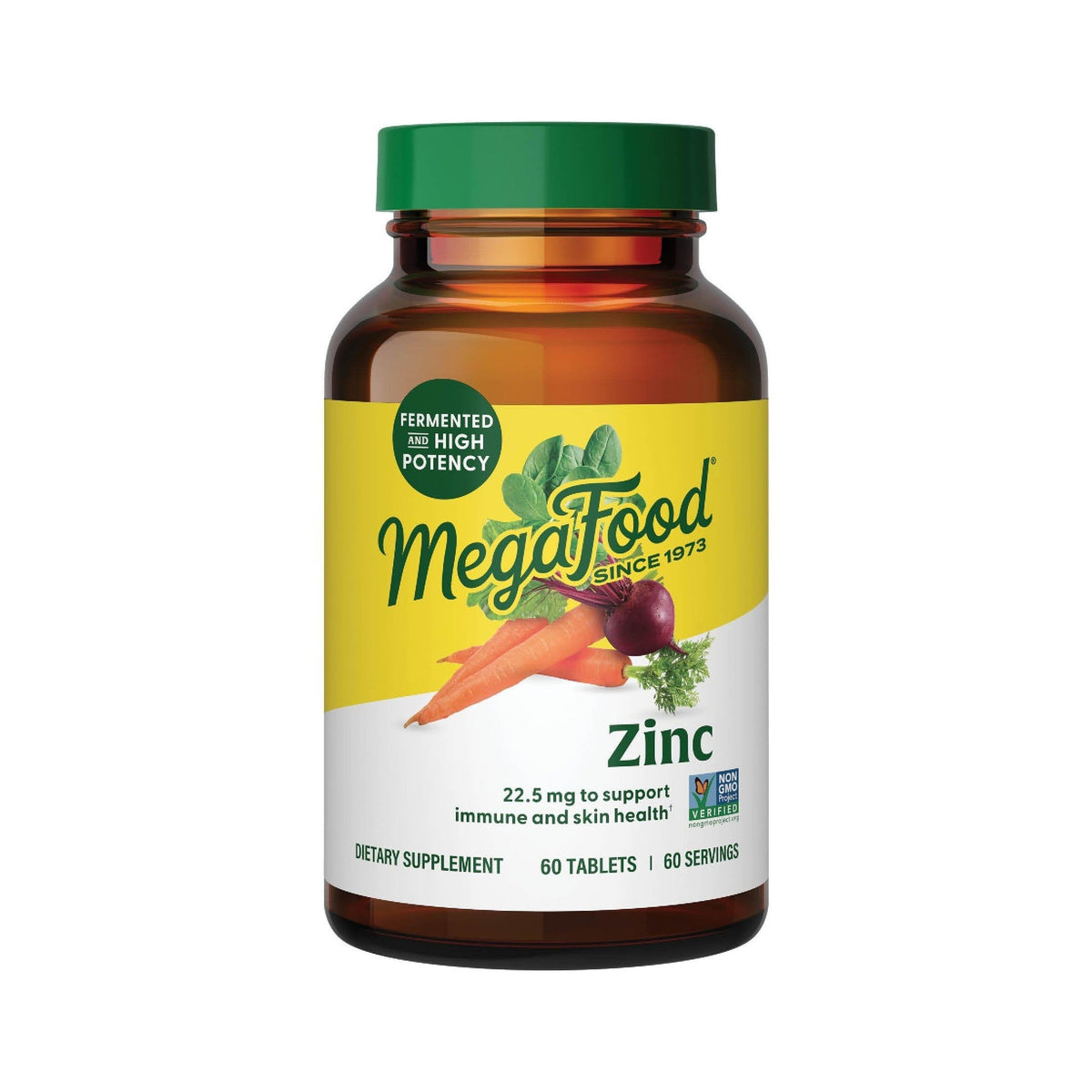 MegaFood Zinc 60 Tabletas