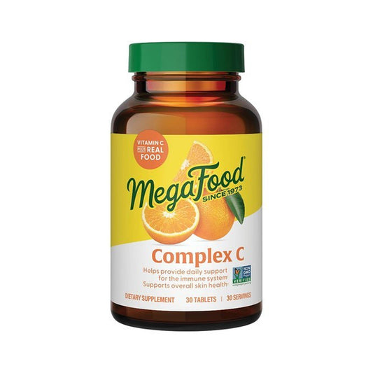 MegaFood C Complex Vitamina C 30 Tabletas