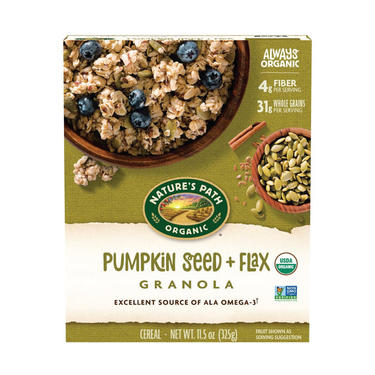 Nature's Path Granola Orgánica de Semillas de Calabaza y Linaza 326 g