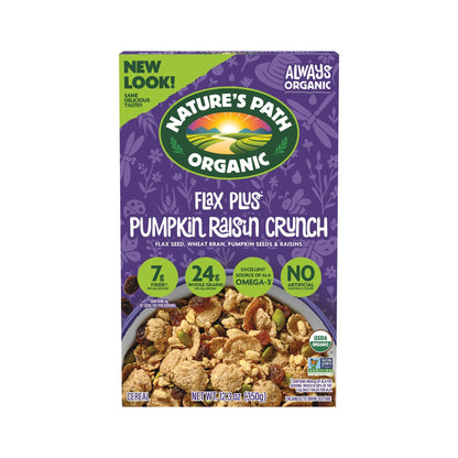 Nature's Path Cereal Orgánico de Calabaza y Pasas con Linaza 349 g