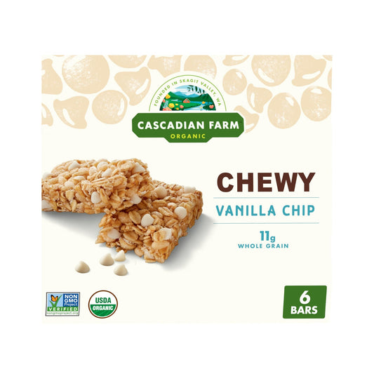 Cascadian Farm Barras de Granola Orgánicas con Chispas de Vainilla 210 g