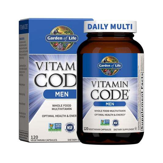 Garden of Life Vitamin Code Multivitamínico para Hombre 120 Cápsulas