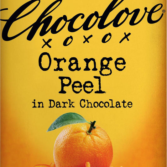 Chocolove Barra de Chocolate Amargo con Cáscara de Naranja 91 g