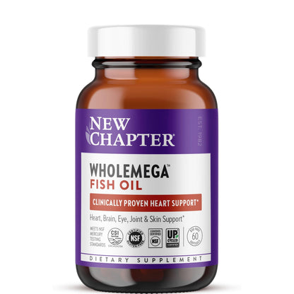 New Chapter Wholemega Aceite de Salmón 1000 Mg 60 Cápsulas