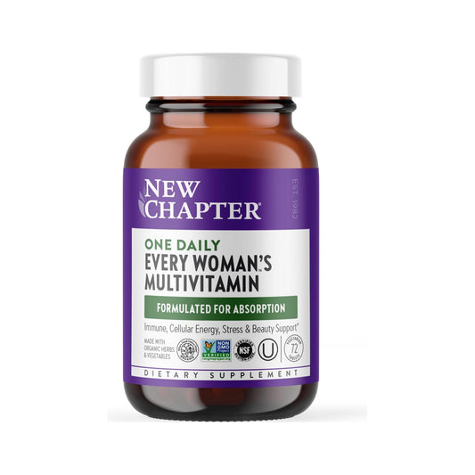 New Chapter Multivitamínico Every Woman's One Daily 72 Tabletas