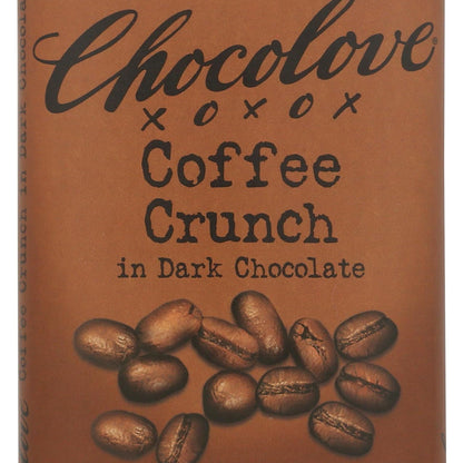 Chocolove Barra de Chocolate Amargo con Café Crujiente 91 g