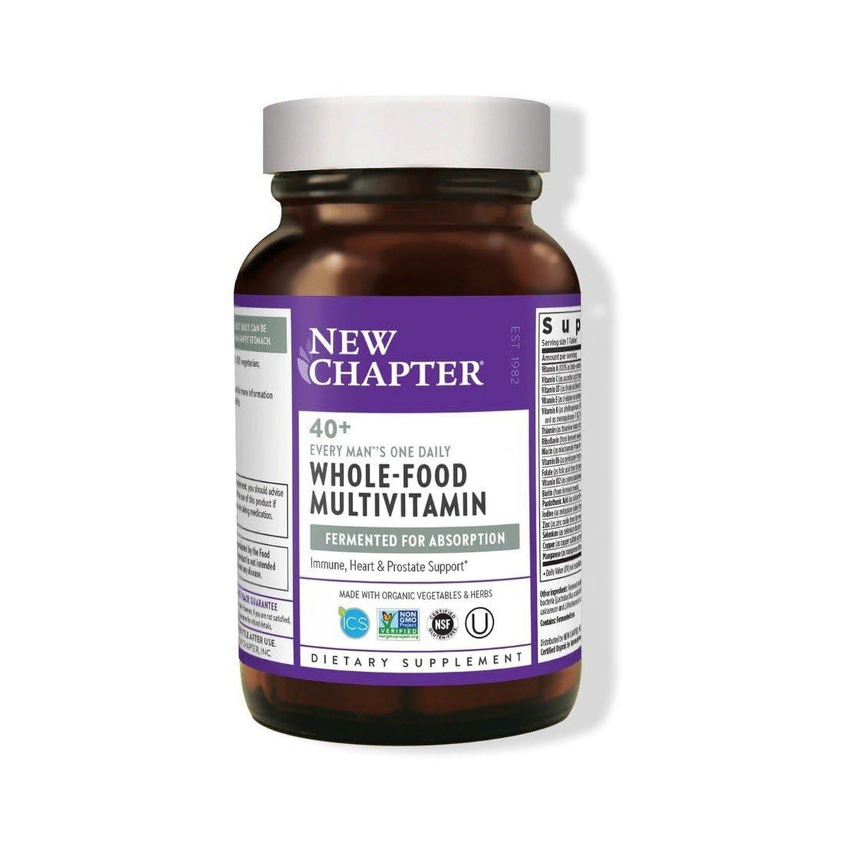 New Chapter Multivitamínico Every Man's One Daily 40+ 24 Tabletas