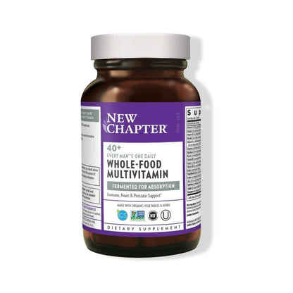 New Chapter Multivitamínico Every Man's One Daily 40+ 24 Tabletas