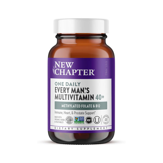 New Chapter Multivitamínico Every Man's One Daily 40+ 48 Tabletas