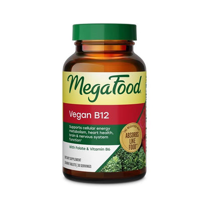 MegaFood Vitamina B12 Vegana 30 Tabletas