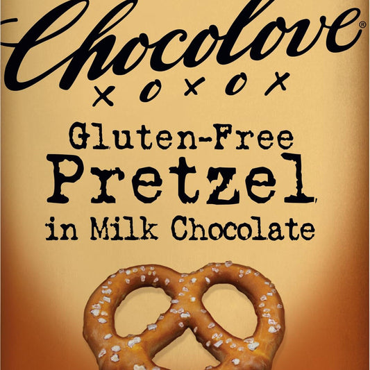 Chocolove Barra de Chocolate con Leche y Pretzel 82 g
