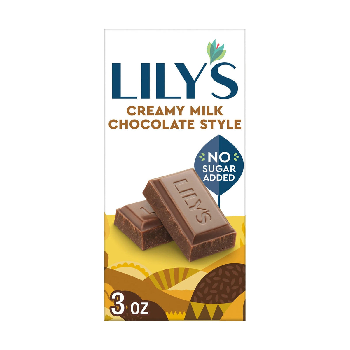 Lily's Barra de Chocolate con Leche Cremosa Sin Azúcar Añadida 85 g