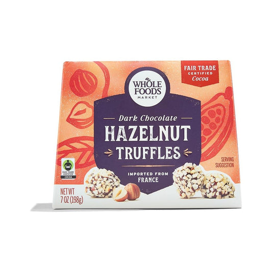 Whole Foods Market Chocolate Amargo Trufa de Avellana 198 g
