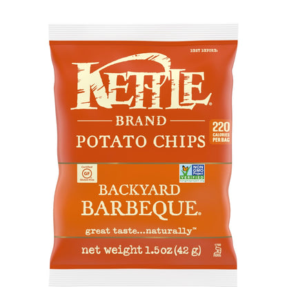 Kettle Brand Papas Fritas Sabor BBQ Bolsa Individual 43 g