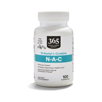 365 N-Acetil L-Cisteína NAC 500 Mg 100 Cápsulas