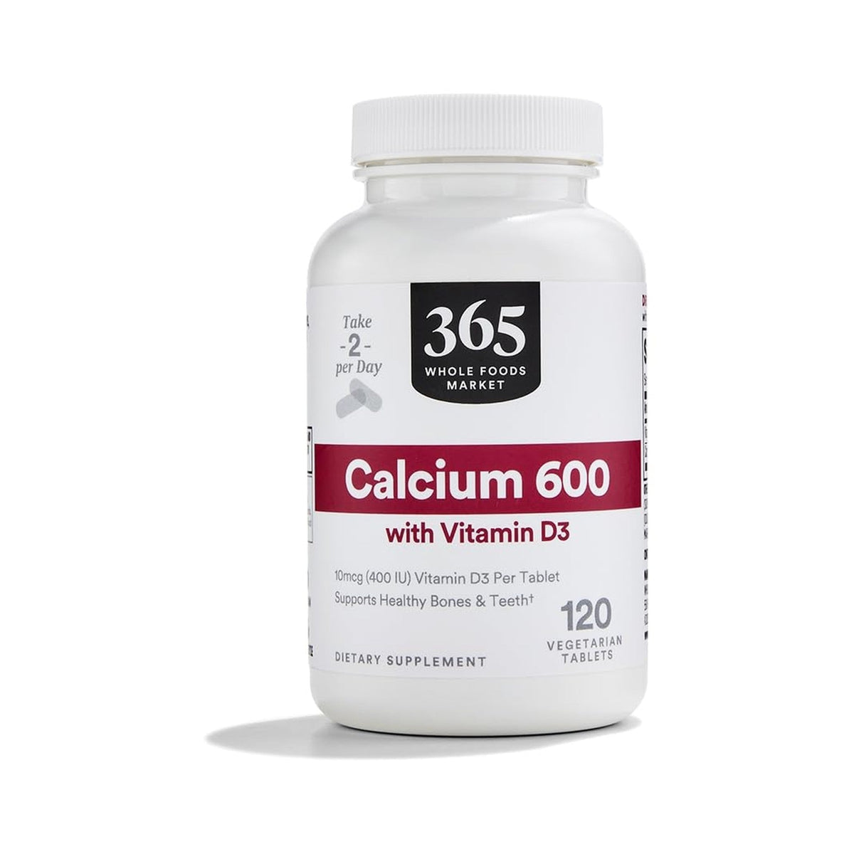 365 Calcio con Vitamina D3 120 Tabletas