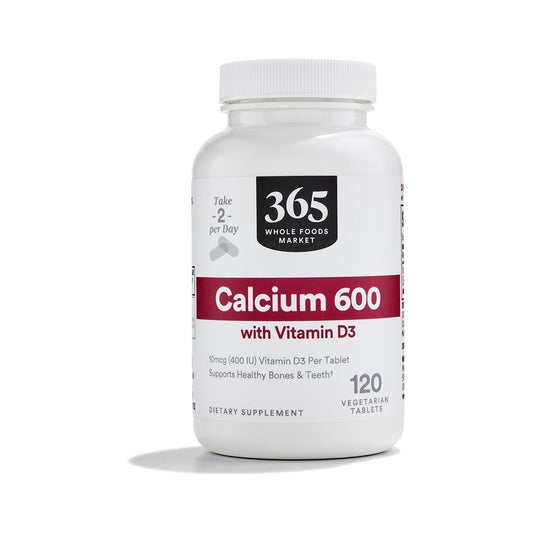 365 Calcio con Vitamina D3 120 Tabletas