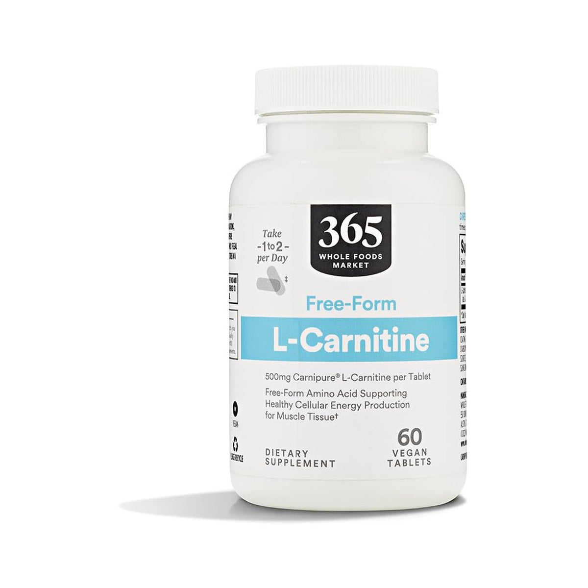 365 L-Carnitina 500 Mg 60 Cápsulas