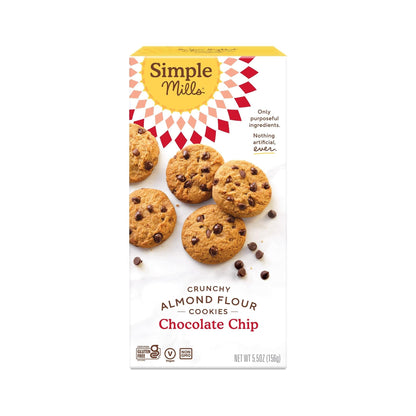 Simple Mills Galletas Crujientes con Chispas de Chocolate Sin Granos 156 g