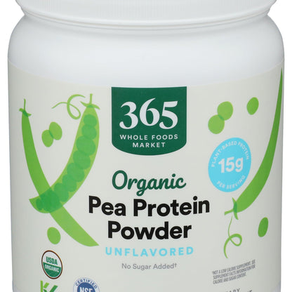 365 Proteína de Chícharo Orgánica en Polvo 454 g