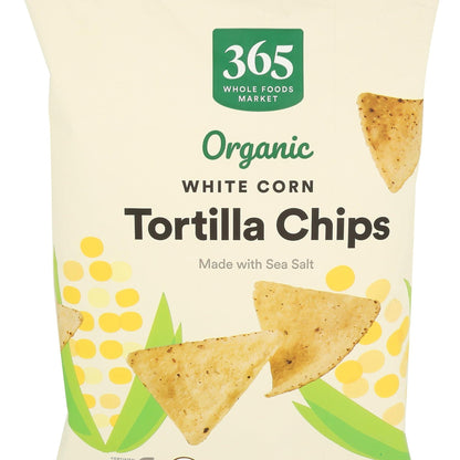 365 Totopos de Maíz Blanco Orgánicos 340 g