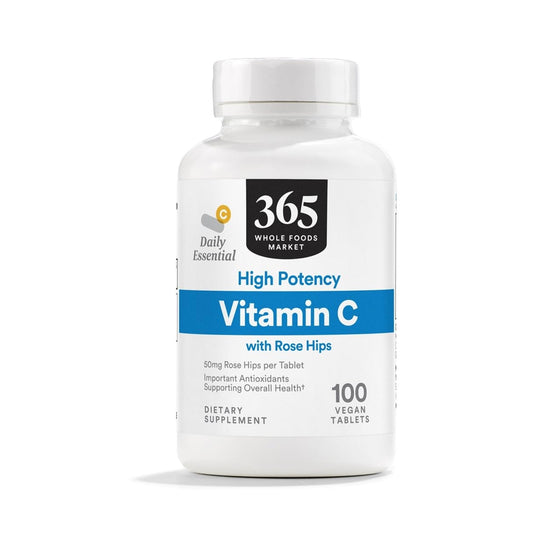 365 Vitamina C 1000 Mg con Escaramujo 100 Tabletas