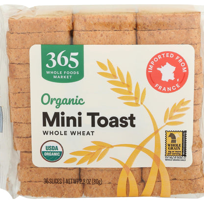 365 Mini Tostadas de Trigo Orgánicas 79 g