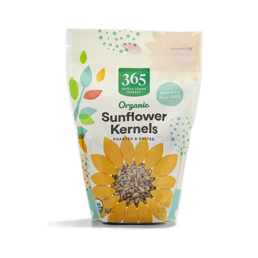 365 Semillas de Girasol Orgánicas Tostadas y Saladas 340 g