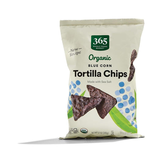 365 Totopos de Maíz Azul Orgánicos 340 g