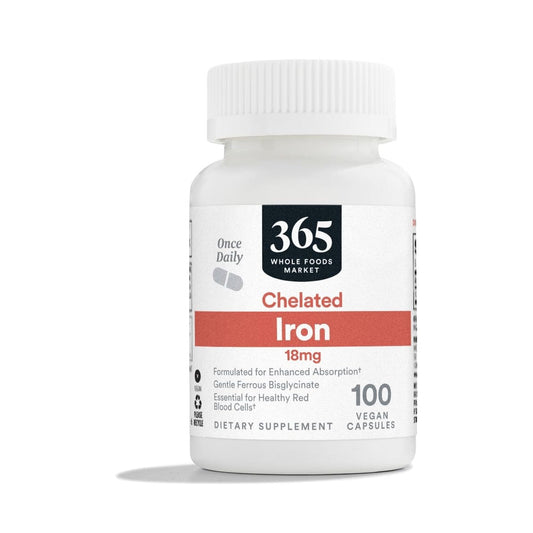 365 Hierro Quelado 18 Mg 100 Cápsulas