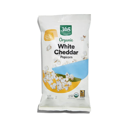 365 Palomitas Orgánicas Sabor Queso Cheddar Blanco 113 g