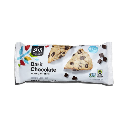365 Trozos de Chocolate Amargo para Hornear 340 g
