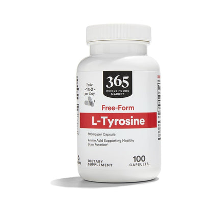 365 L-Tirosina 500 Mg 100 Cápsulas
