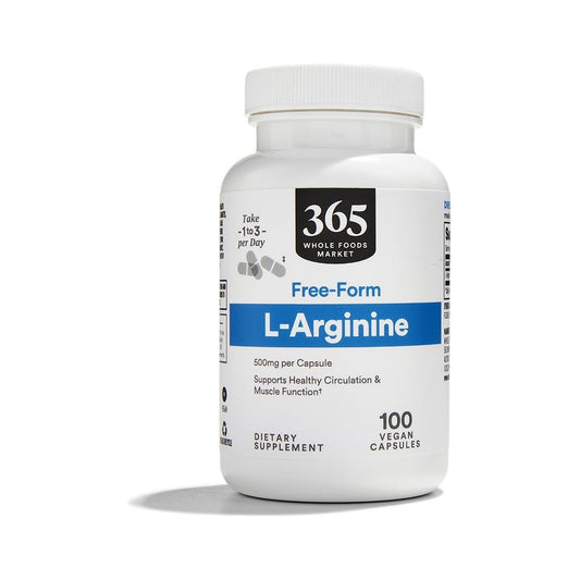 365 L-Arginina 500 Mg 100 Cápsulas