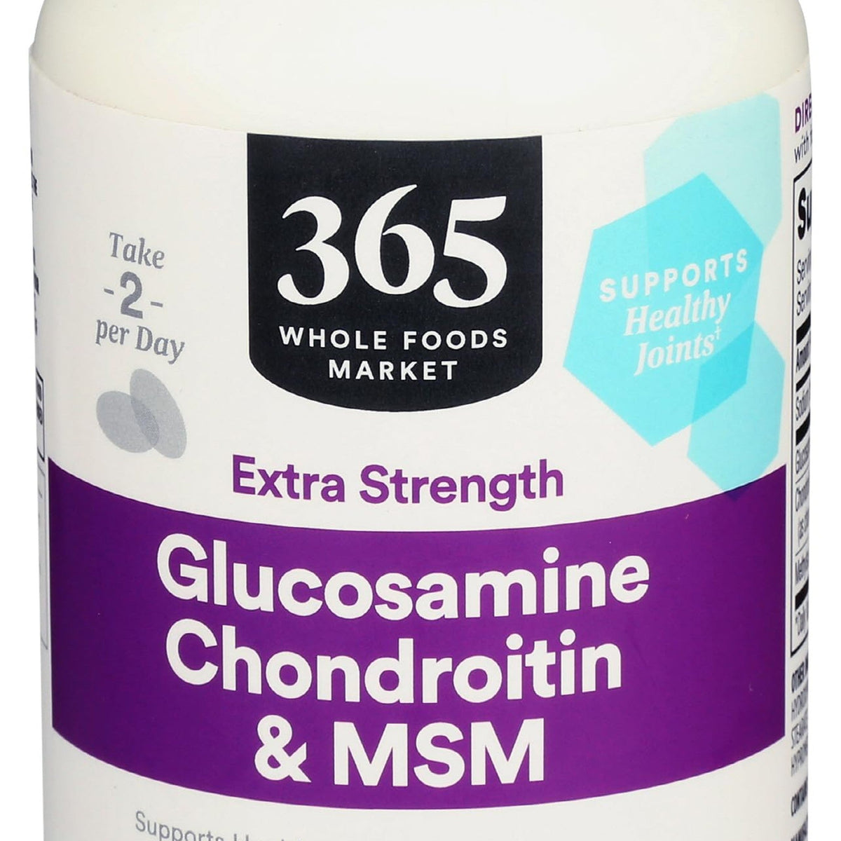 365 Glucosamina Condroitina MSM Doble Concentración 240 Tabletas