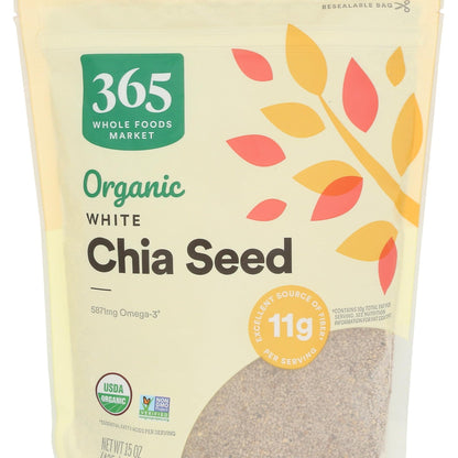 365 Semillas de Chía Blanca Orgánicas 425 g