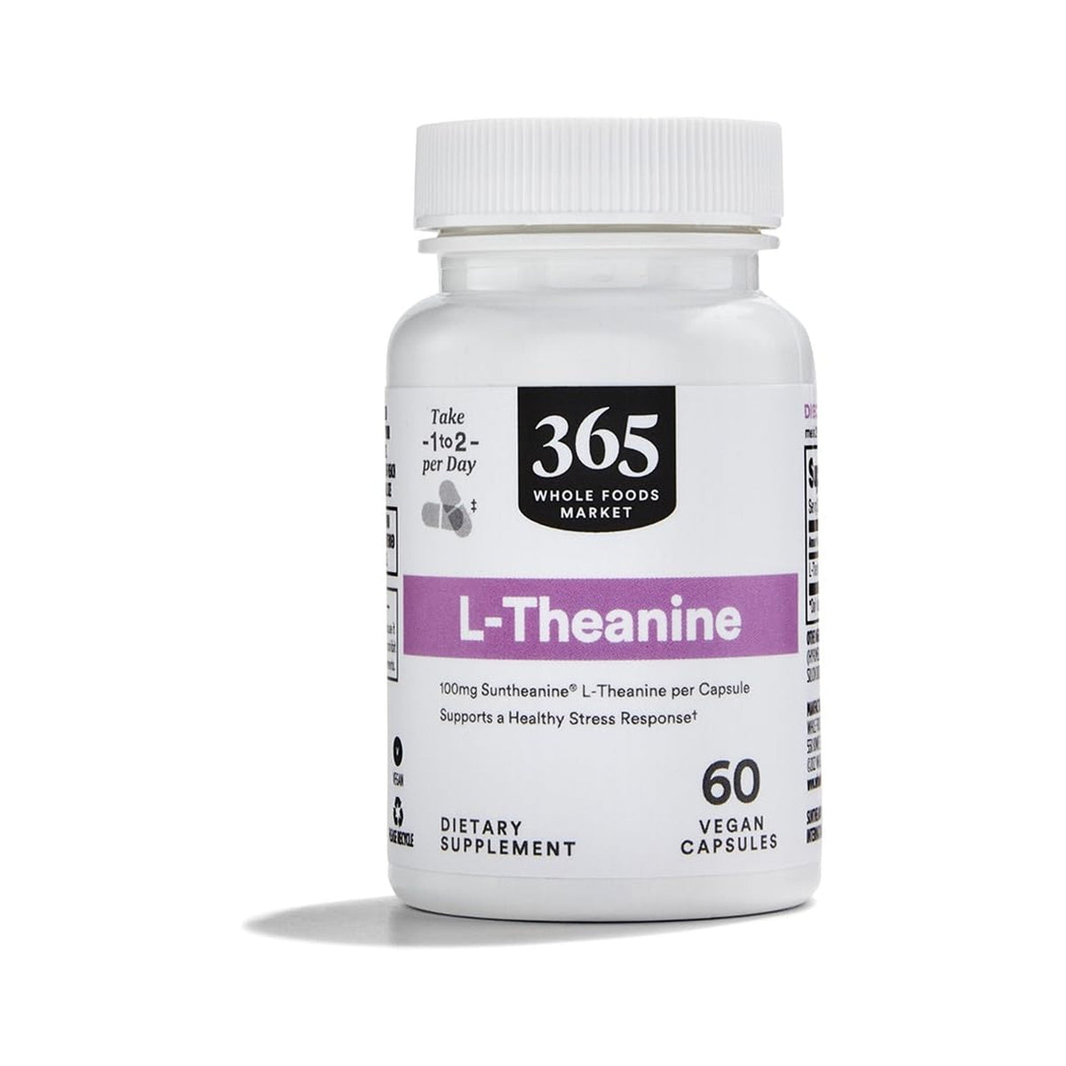 365 L-Teanina 100 Mg 60 Cápsulas