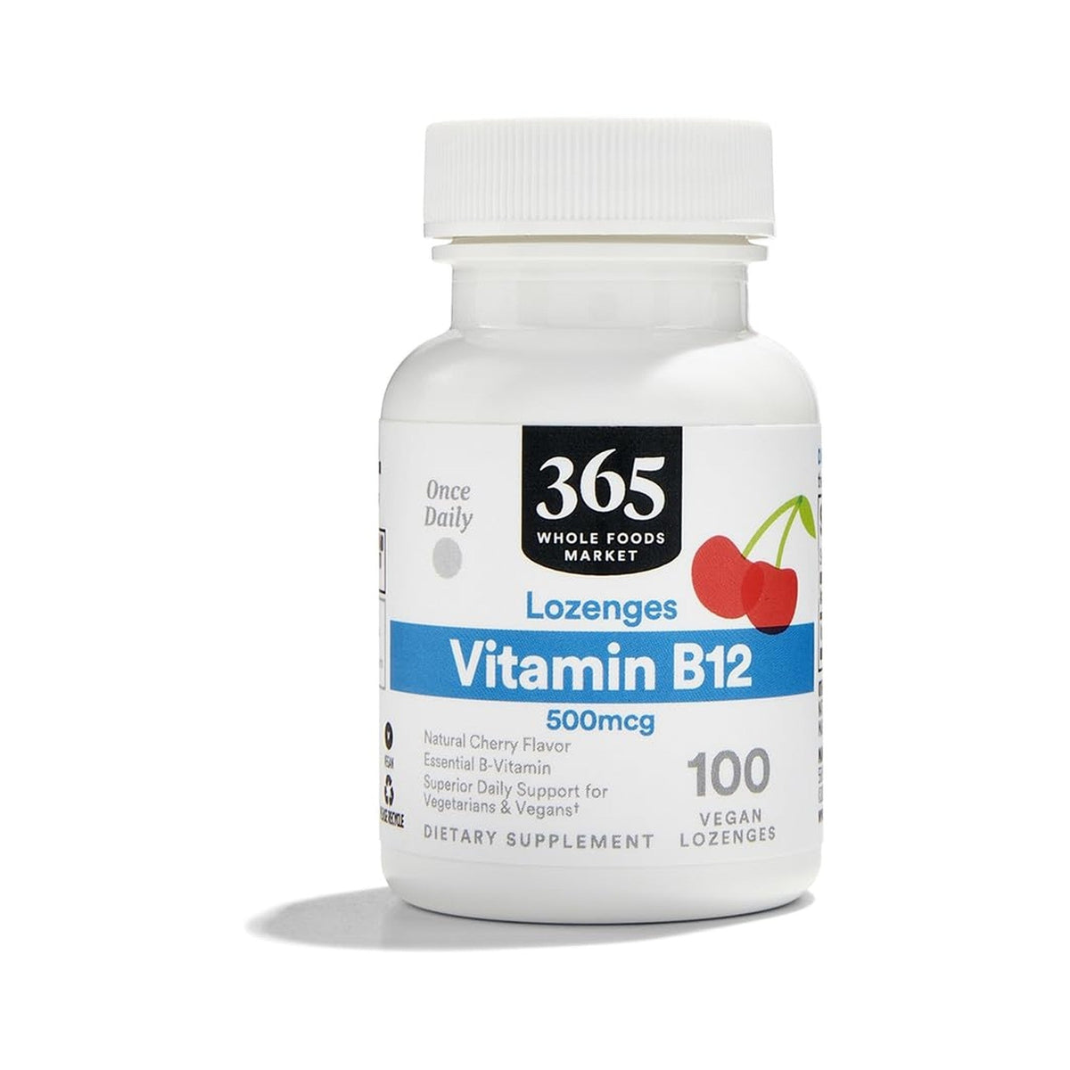 365 Vitamina B12 500 Mcg 100 Pastillas