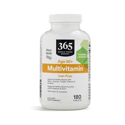 365 Multivitamínico Una Al Día Adulto Mayor 180 Tabletas