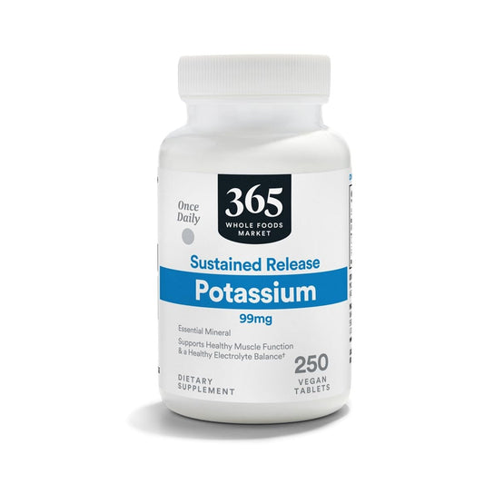 365 Potasio 99 Mg 250 Tabletas