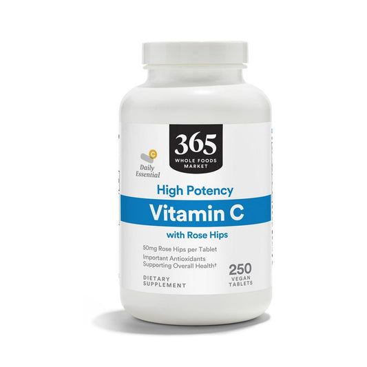 365 Vitamina C 1000 Mg con Escaramujo 250 Tabletas