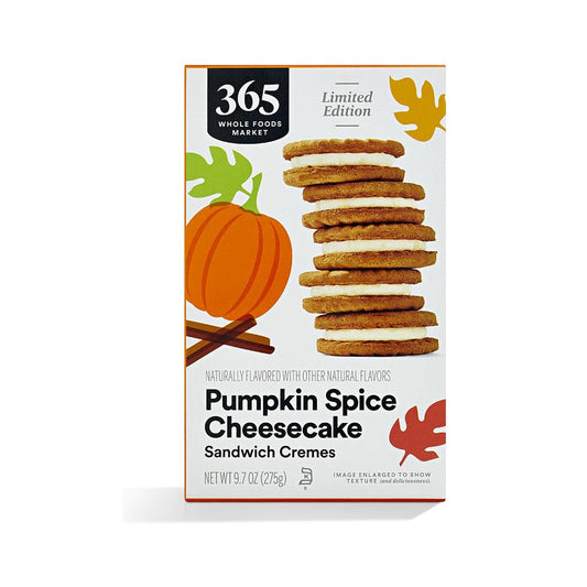 365 Galletas Sándwich Rellenas de Crema Pumpkin Cheesecake 275 g